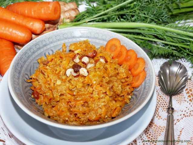 Karotten-Sanddorn-Porridge